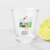 Golf Funny Gezegde Citaten voor Golfer Party Shot Glas (Voorkant)