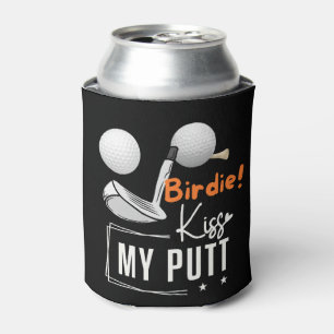 Golf Funny Gezegde Kiss My Putt Blikjeskoeler