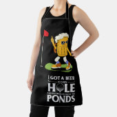 Golf Funny gezegde met Golfer en Bier Schort (Insitu)