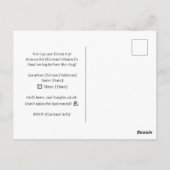 Golf Funny Gezegde voor Bachelor Golfer Briefkaart (Achterkant)