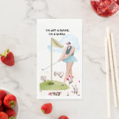 Golf Funny Gezegde voor Golfer Servet (Insitu)