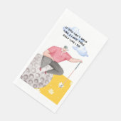 Golf Funny Gezegde voor Golfer Servet (Hoek)