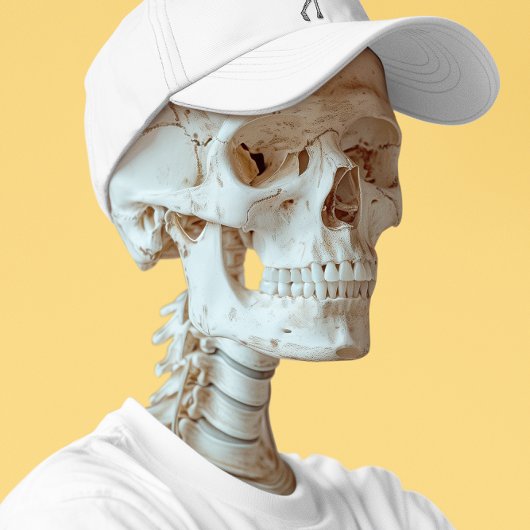 Golf Funny Golfen Skelet spelen Golfer Trucker Pet