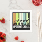 Golf Funny Life Choices Clubs Servet (Insitu)