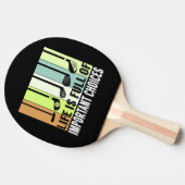 Golf Funny Life Choices Clubs Tafeltennisbatje (Zijkant)