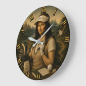 Golf Funny Mona Lisa Grote Klok (Hoek)