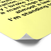 Golf Funny Poster Humor (Hoek)