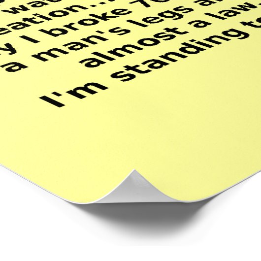 Golf Funny Poster Humor (Hoek)