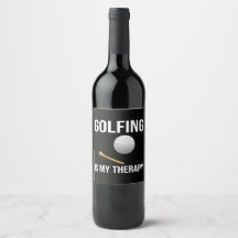 Golf Funny Quotes golfen is mijn therapie