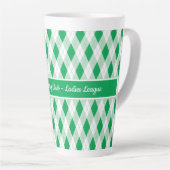 Golf Gals Latte Mok – Aangepaste competitienaam (Rechterhoek)