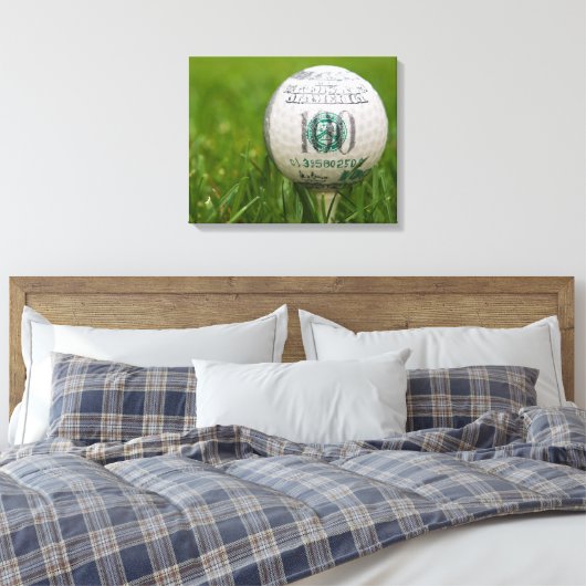 Golf Game Canvas Afdruk (Insitu (Slaapkamer))