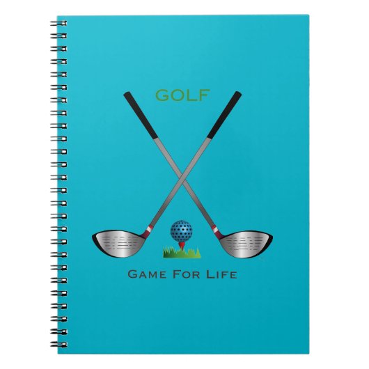 GOLF - Game for Life Notitieboek (Voorkant)