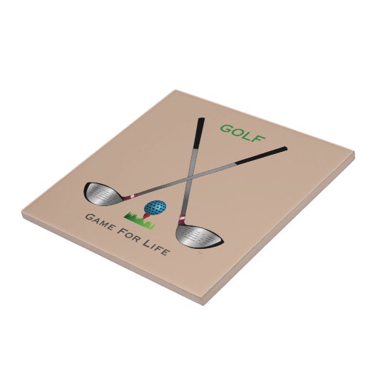 GOLF - Game for Life Tegeltje (Zijkant)