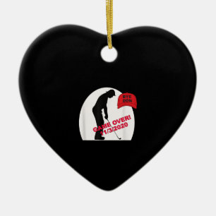 Golf Game is over Funny Anti-Trump Keramisch Ornament