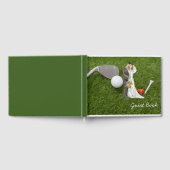 Golf Gastenboek golfbal en t-shirt Bruiloft (Volledig)