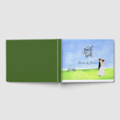 Golf-gastenboek voor goudbruidsfeest gastenboek (Volledig)