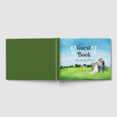 Golf-gastenboek voor goudbruidsfeest gastenboek (Volledig)