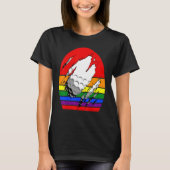 Golf Gay Rainbow Golf Ball komt door T-shirt (Voorkant)