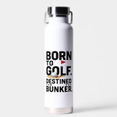 Golf Geboren om te Golfen Waterfles (Voorkant)