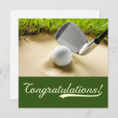 Golf Gefeliciteerd "Hole-in-One uw Golfing (Voorkant / Achterkant)