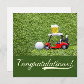 Golf Gefeliciteerd "Hole-in-One uw Golfing (Voorkant / Achterkant)