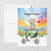 Golf Gefeliciteerd met Baby Golfer Het is Jongen K Briefkaart (Voorkant / Achterkant)