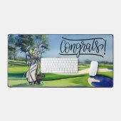 GOLF Gefeliciteerd met Par! Golf Afstuderen Bureaumat (Keyboard & Muis)