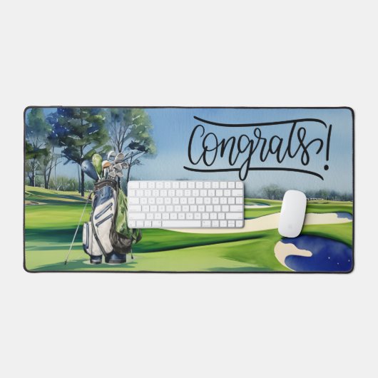 GOLF Gefeliciteerd met Par! Golf Afstuderen Bureaumat (Keyboard & Muis)