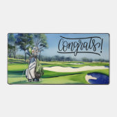 GOLF Gefeliciteerd met Par! Golf Afstuderen Bureaumat (Voorkant)