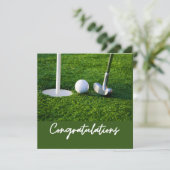 Golf Gefeliciteerd thema voor golfer (Staand voorkant)
