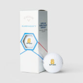 Golf Gelukkig Pasen met Kip Golfballen (Verpakking)