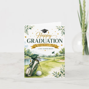 Golf Gelukkige Afstuderen  Aankondiging