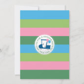 Golf Gender onthullen Par-t-shirt Uitnodiging (Achterkant)