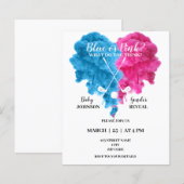 Golf gender onthult uitnodigingen (Voorkant / Achterkant)