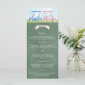 Golf Gender Reveal Menu (Staand voorkant)