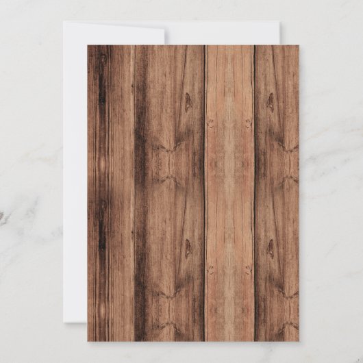 Golf gender reveal uitnodiging (Achterkant)