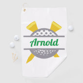 Golf gepersonaliseerd golfhanddoek (Insitu)