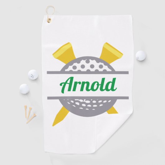 Golf gepersonaliseerd golfhanddoek (Insitu)