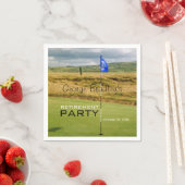Golf Gepersonaliseerde Retirement Party Papier Ser Servetten (Insitu)