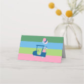 Golf Geslacht onthullen PAR T-shirt gevouwen Kaart Plaatskaartje (Achterkant)