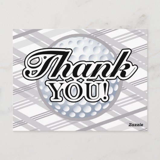 Golf, gespeeld Dank u kaarten (Achterkant)