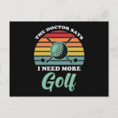 Golf Gezegde Funny Briefkaart (Voorkant)