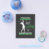 golf gezegden. educatie golfspel flyer (Enkel)