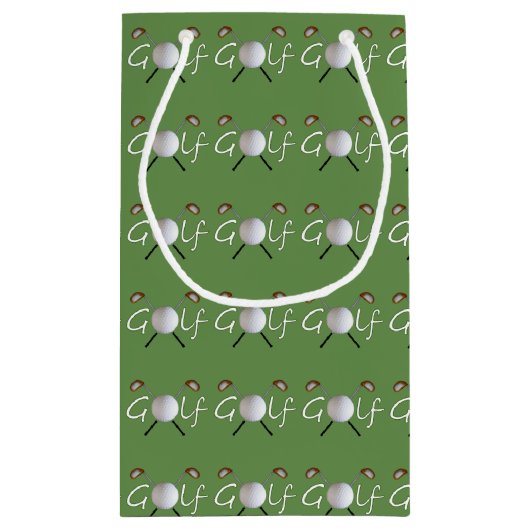 Golf Gift Bag Klein Cadeauzakje (Achterkant)