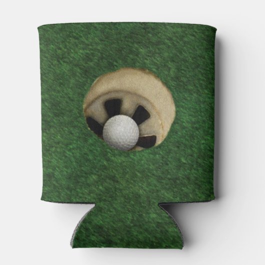 Golf Gift voor Golfer Blikjeskoeler (Achterkant)