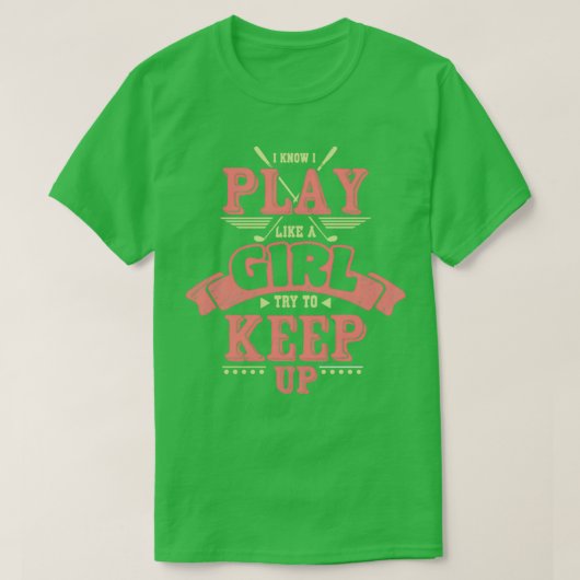 Golf Girl EssentialCopy T-shirt (Design voorkant)