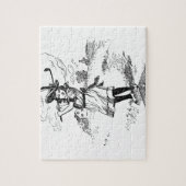 Golf Girl Golfing  kunst Legpuzzel (Verticaal)
