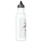 Golf Girl Golfing  kunst Waterfles (Links)