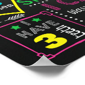 Golf Girl poster voor eerste verjaardagskaarbord (Hoek)