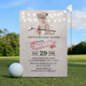  Golf Girl Sport Theme Baby shower Kaart
